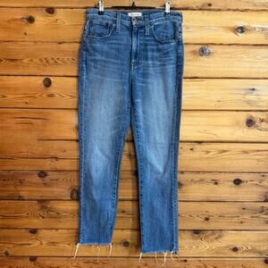 Madewell Jean Womens Slim Boyfriend Blue Denim Size 26